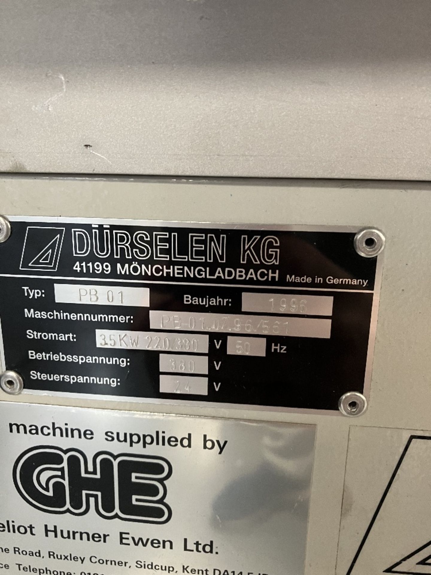 Durselen Model PB01 4 Head Paper Drilling Machine - Image 4 of 4