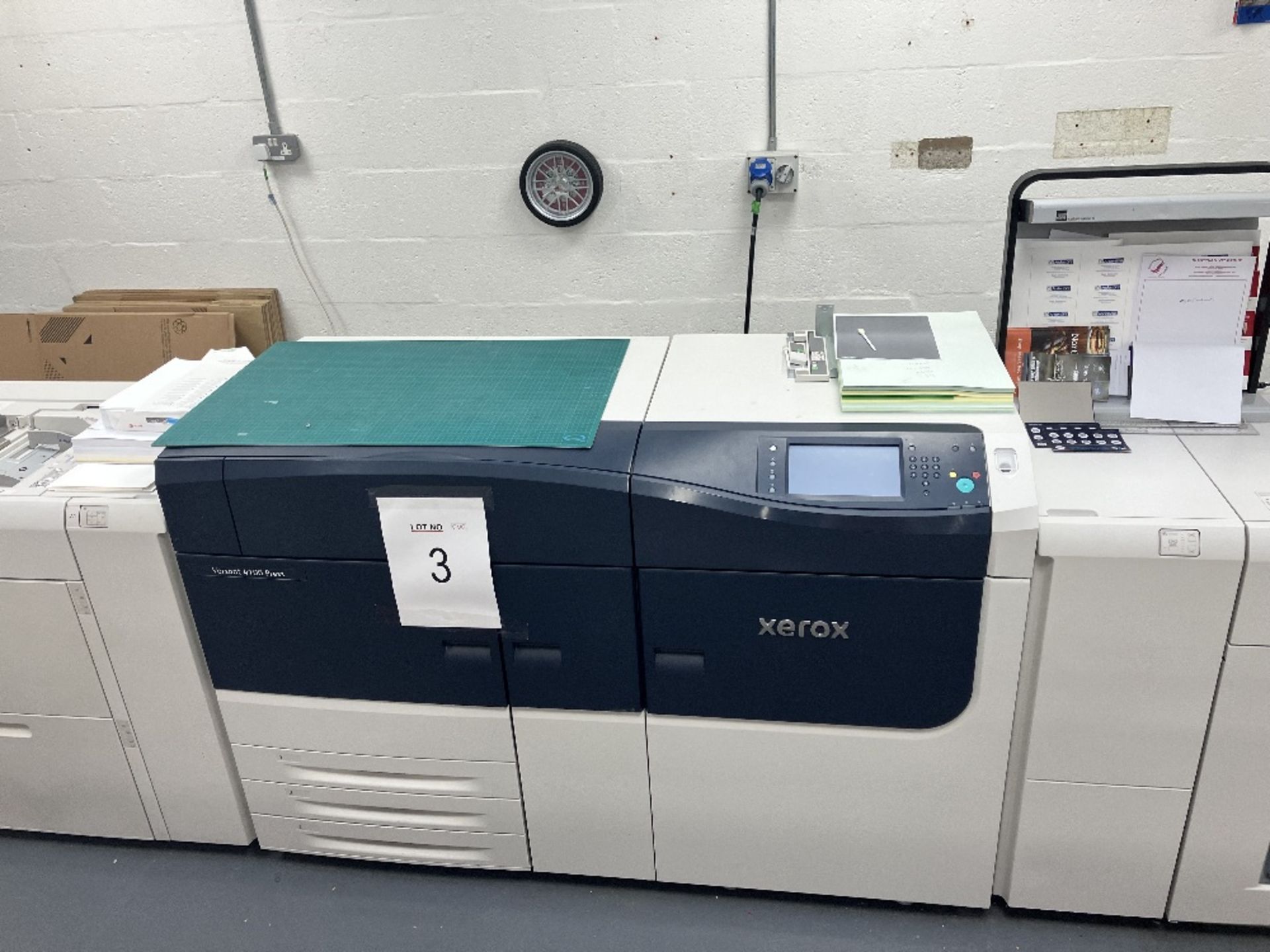 Xerox Model Versant 4100 Digital Printing Press complete with Fiery RIP