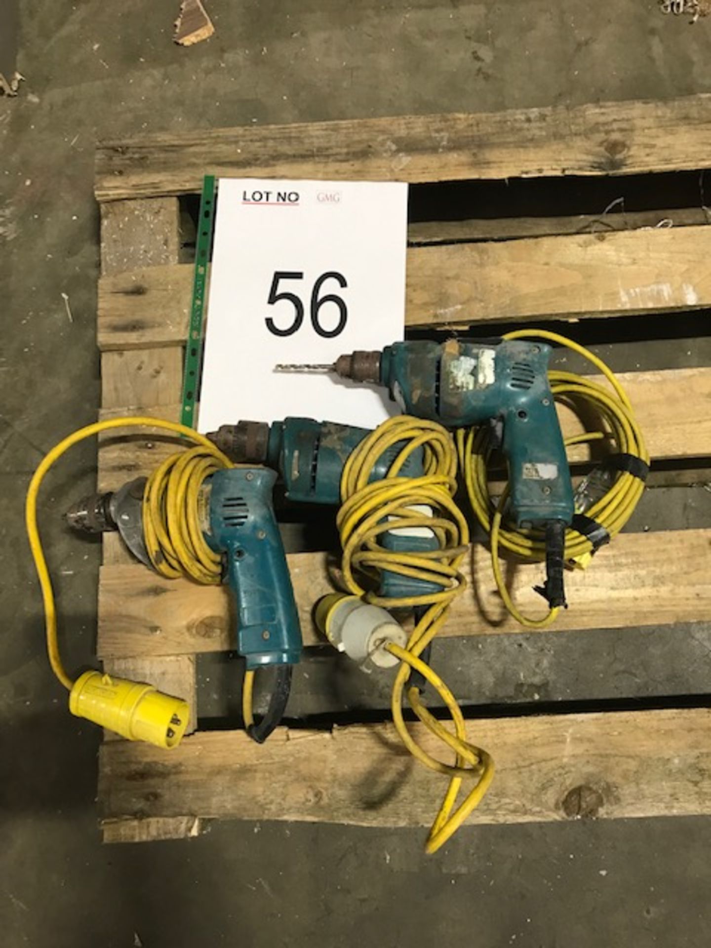 3 x Electric Drills as Lotted