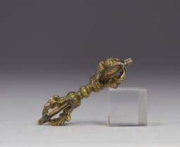 China, India, Tibet - Vagras in bronze with golden patina.