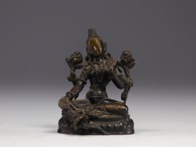 China, Tibet - "Thara", bronze statue.