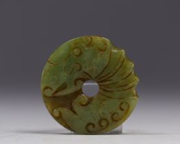 China - jade pendant, Qing period.