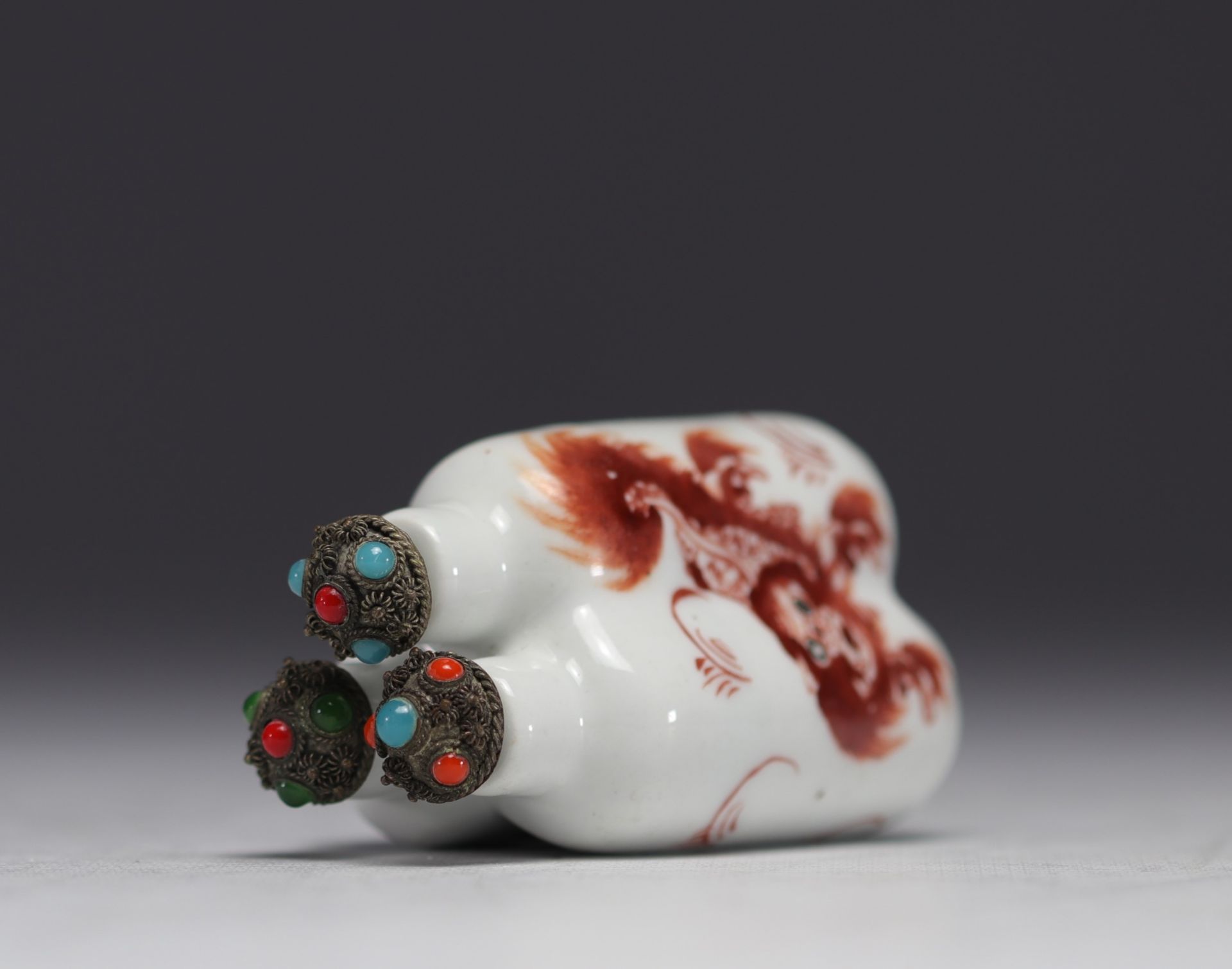 China - Snuffbox decorated with Lions, 19th century. - Bild 5 aus 5