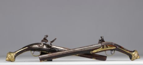 Pair of pistols for the Ottoman market, 18th century.