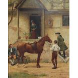 George Goodwin I KILBURNE (1839-1924) oil on canvas "genre scene"