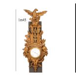 Large gilt carved wood barometer by "Balthazar Horloger du Roy" in Paris, 18th century.