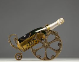 Cannon champagne flask.