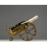 Cannon champagne flask.