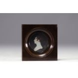ERIC, Miniature "Portrait of a young artistocrat" early 19th century