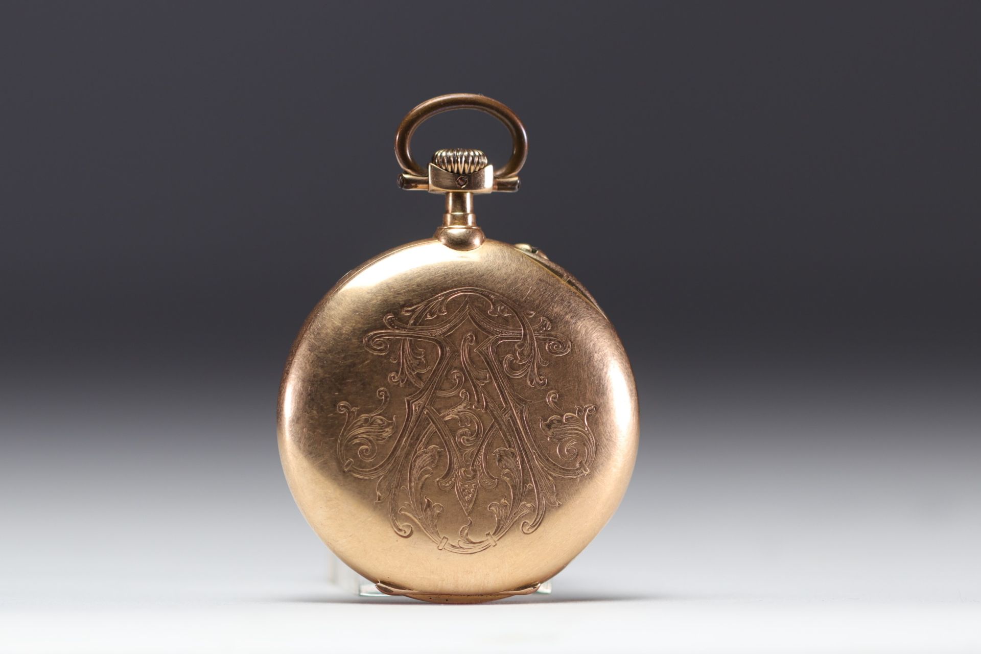 18K gold gousset watch, Fensen anchor chronometer, total weight 109gr. - Image 2 of 4