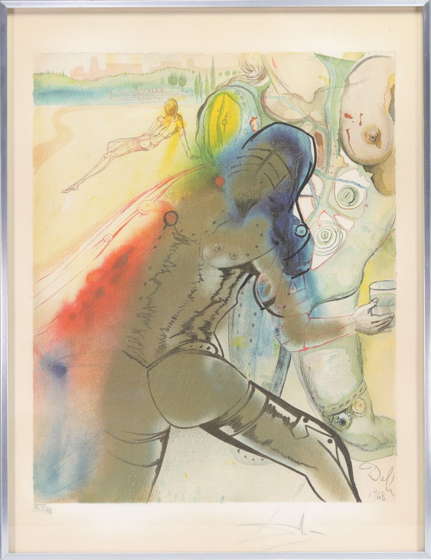 Salvador DALI (1904 - 1989) "La mort de Clorinde" Lithograph, 46/90 - Image 2 of 4