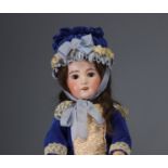 JUMEAU - SFBJ - Jumeau 234 bisque head doll, SFBJ 230 body, open mouth, red stamp mark, circa 1900.