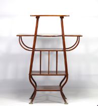 Michel THONET (1796-1871) Art Nouveau shelf (NÂ° 32) bronze legs..