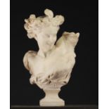 Jean-Baptiste CARPEAUX (1827-1875) "Le Genie de la danse", imposing marble sculpture, 19th century.