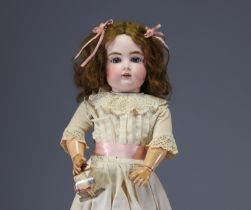 J.D. KESTNER - Bisque head doll nÂ°105, open mouth, 1898.
