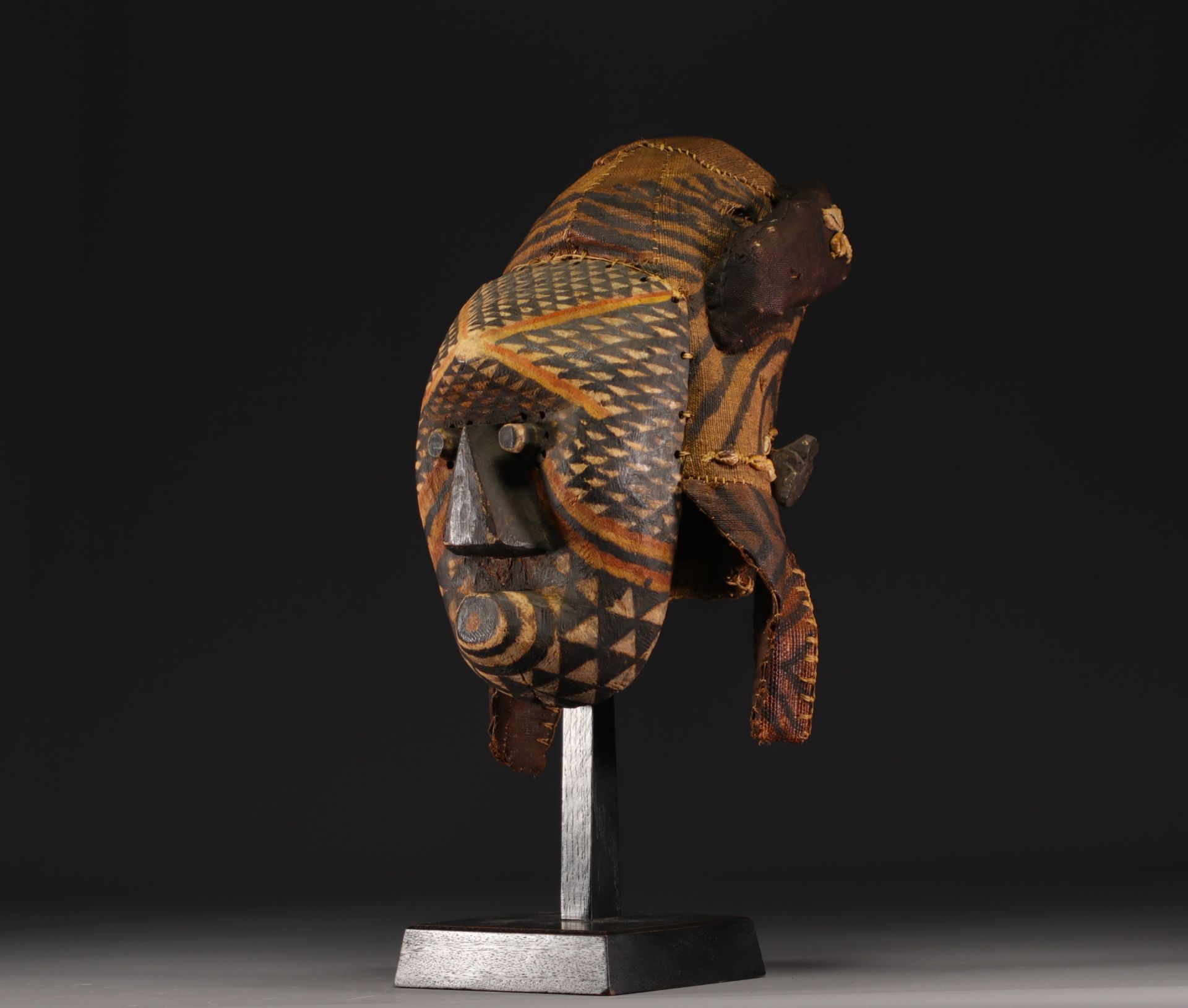 Royal Kuba mask - Dem.Rep.Congo - Image 3 of 6