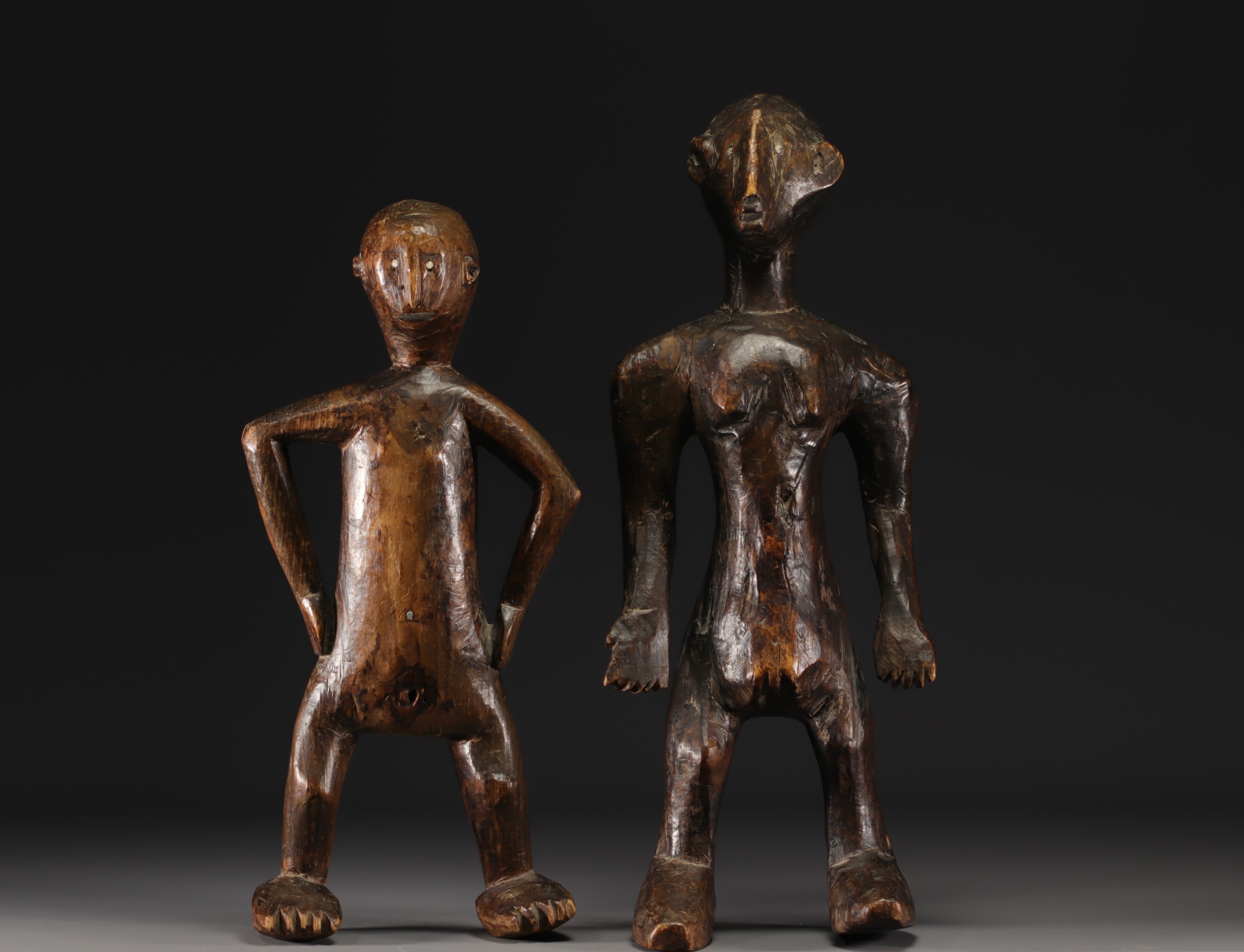 2 Montol figures - Cameroon - Image 4 of 10