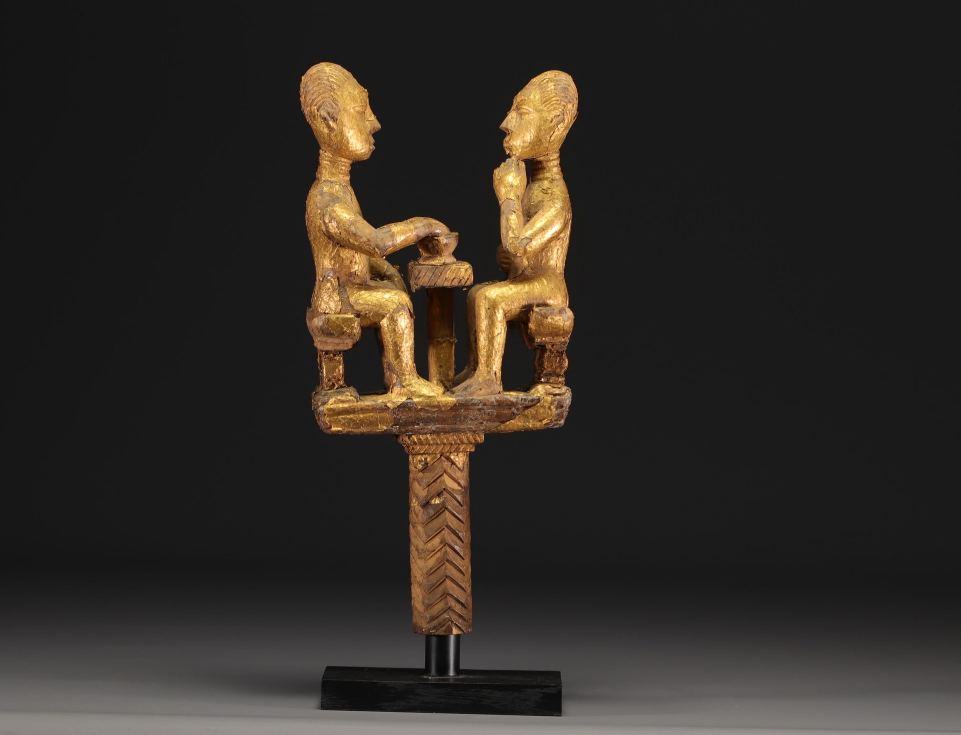 Dignitary scepter top - Ashanti - Ivory Coast. - Image 4 of 4