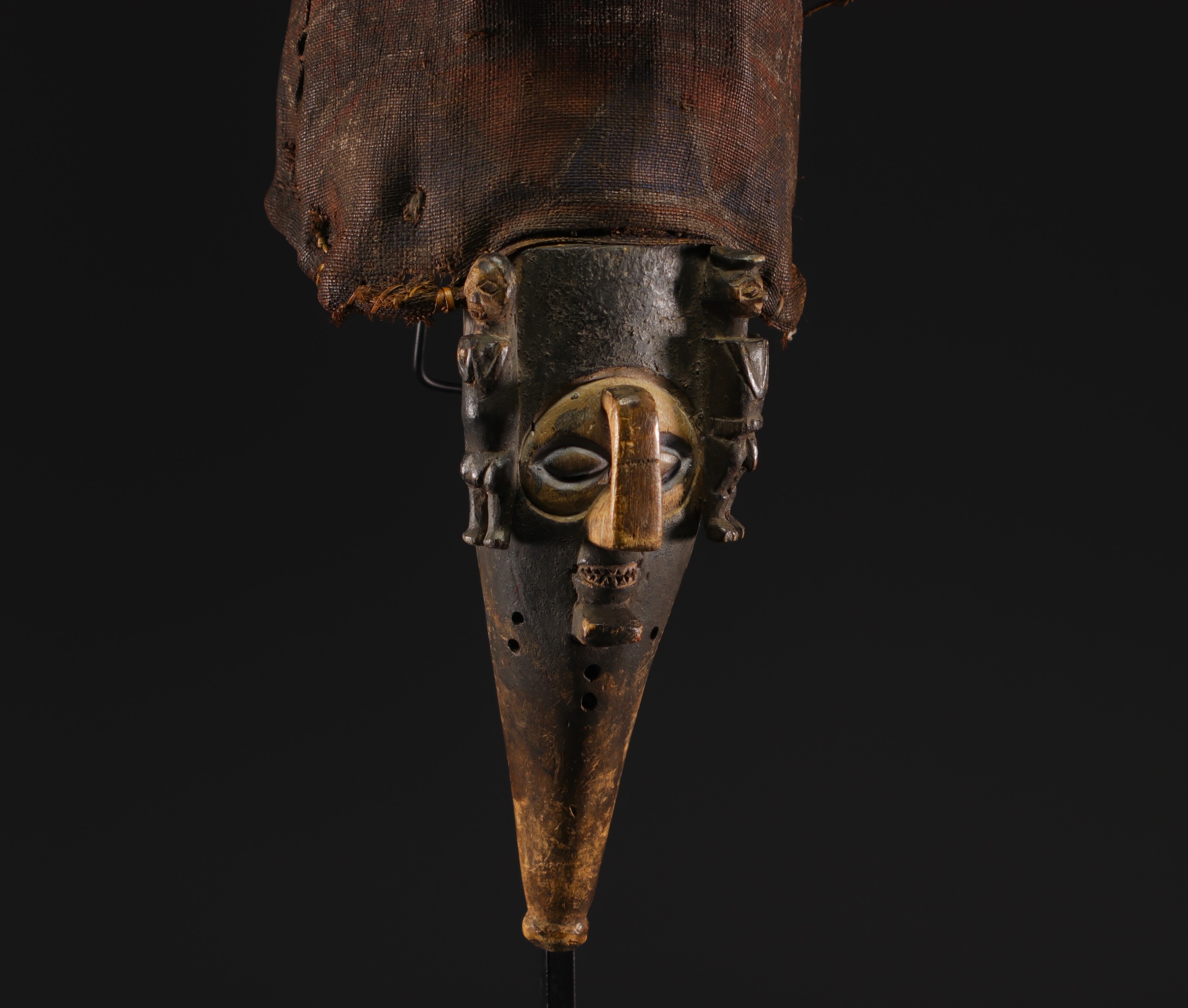 Yaka mask - Rep.Dem.Congo ca 1930 - Image 3 of 7