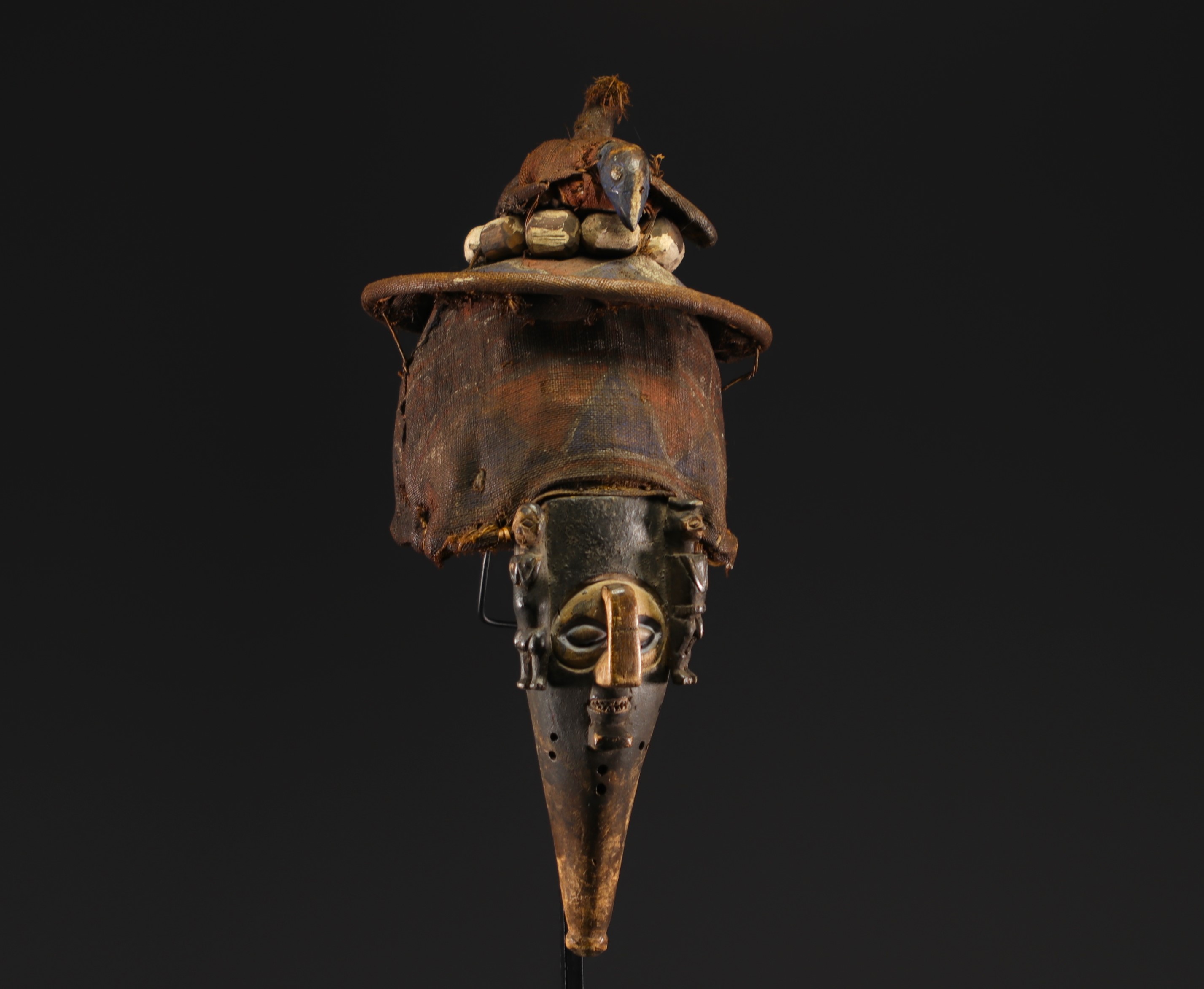 Yaka mask - Rep.Dem.Congo ca 1930 - Image 2 of 7