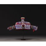 Pende beaded headdress - Rep. Dem.Congo