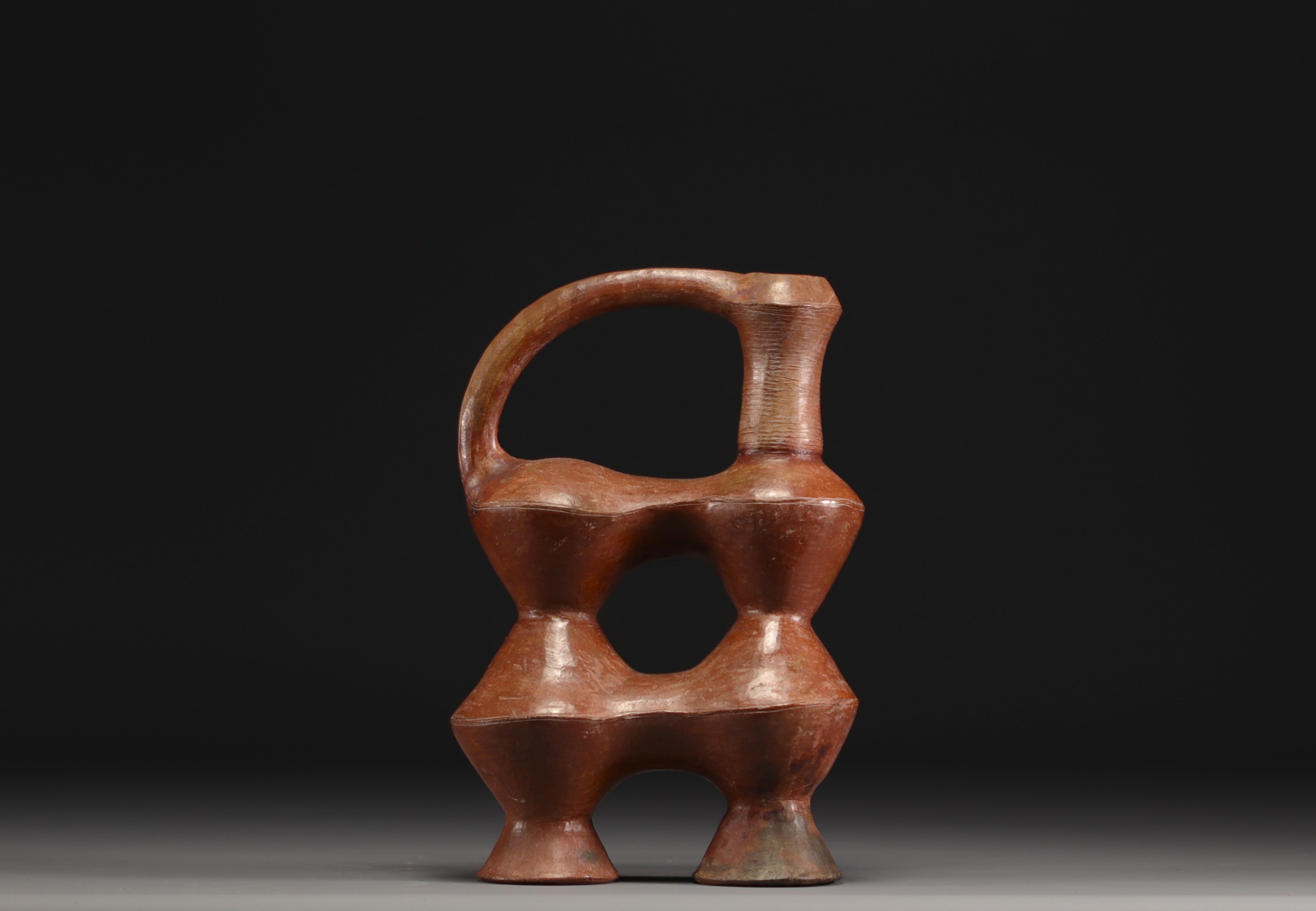 Teke earthenware receptacle - Rep.Dem.Congo - Image 3 of 3