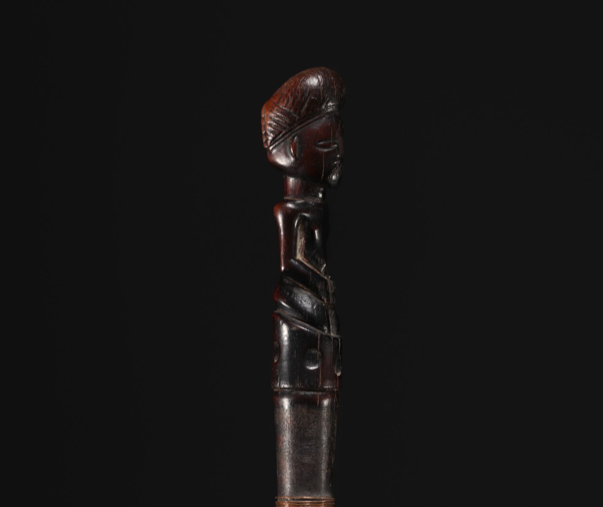 Anthropomorphic spatula - Chokwe- Lwena - Angola/Dem.Rep.Congo - Bild 3 aus 5