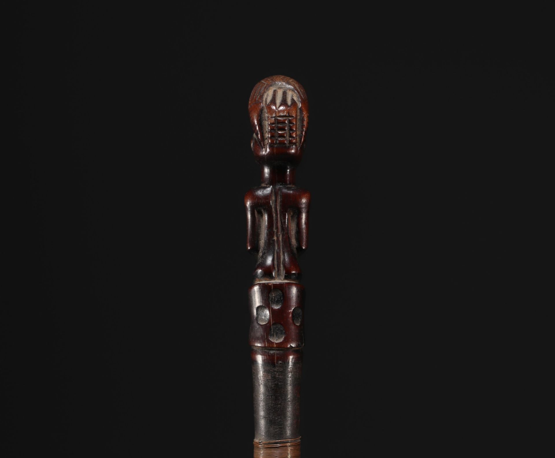 Anthropomorphic spatula - Chokwe- Lwena - Angola/Dem.Rep.Congo - Bild 4 aus 5