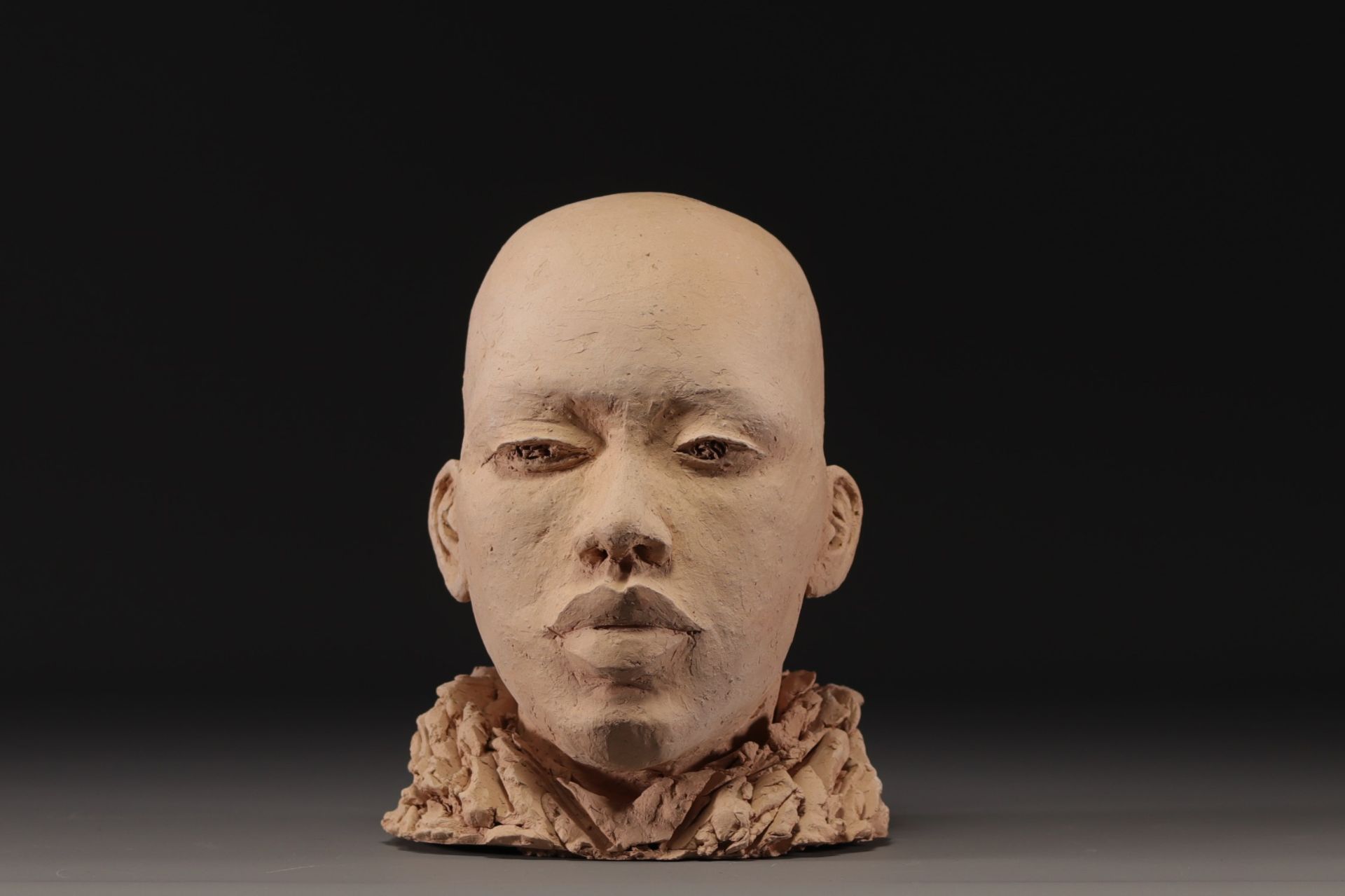 Terracotta - African Portrait - Monogrammed - Image 3 of 4