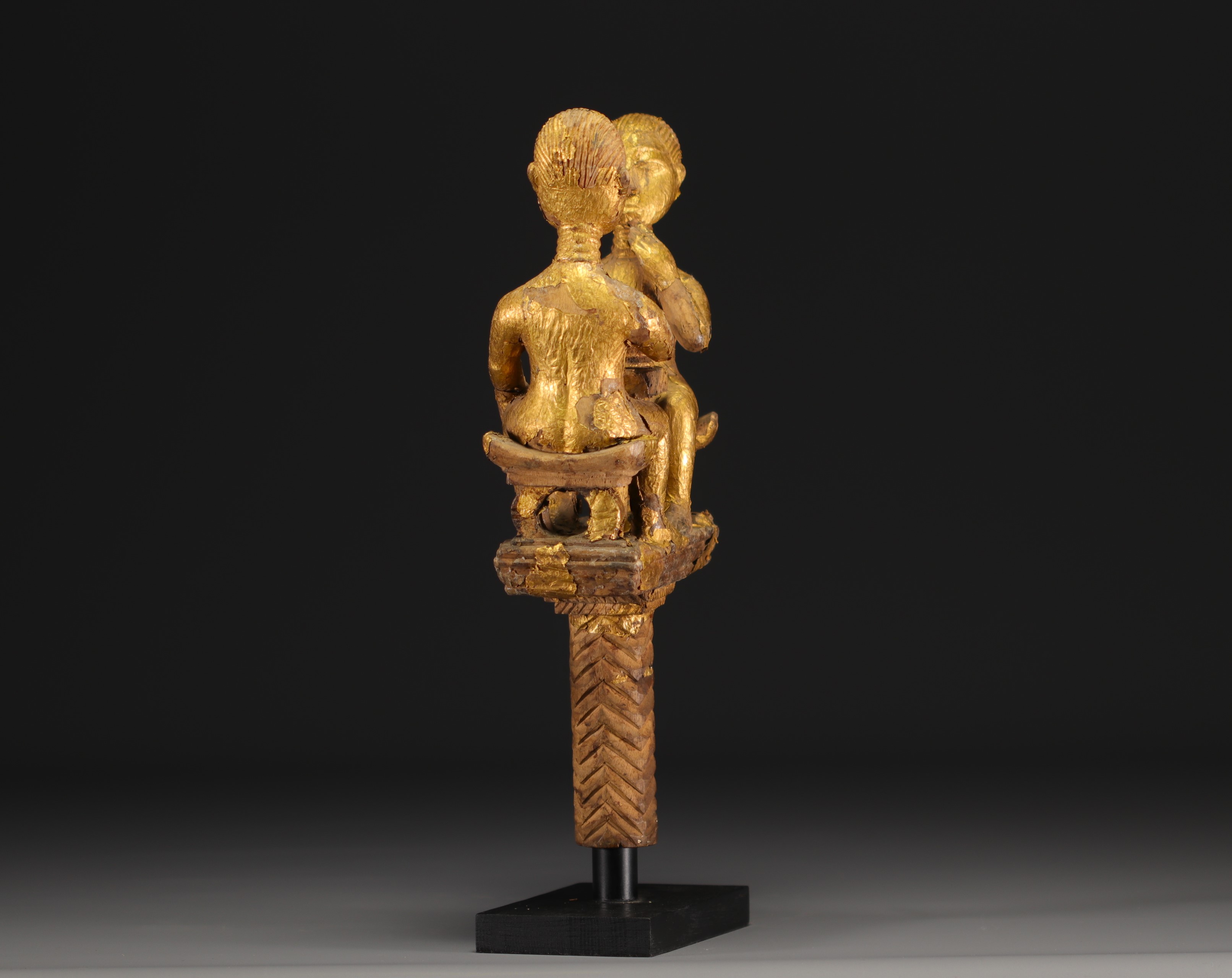 Dignitary scepter top - Ashanti - Ivory Coast. - Image 2 of 4