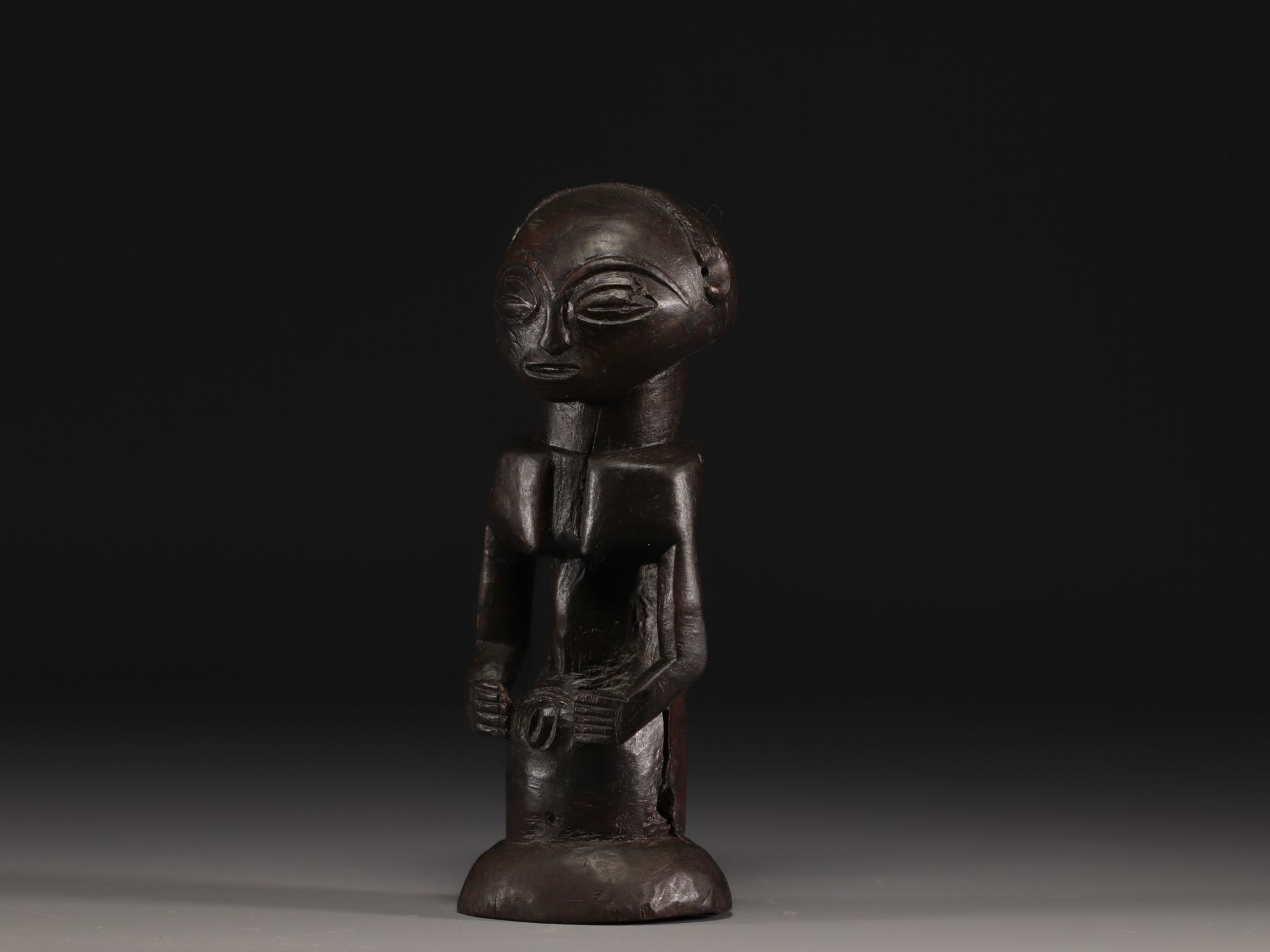 Unusual Luba figure with deep black patina-  bust - Dem.Rep. Congo - Bild 5 aus 5