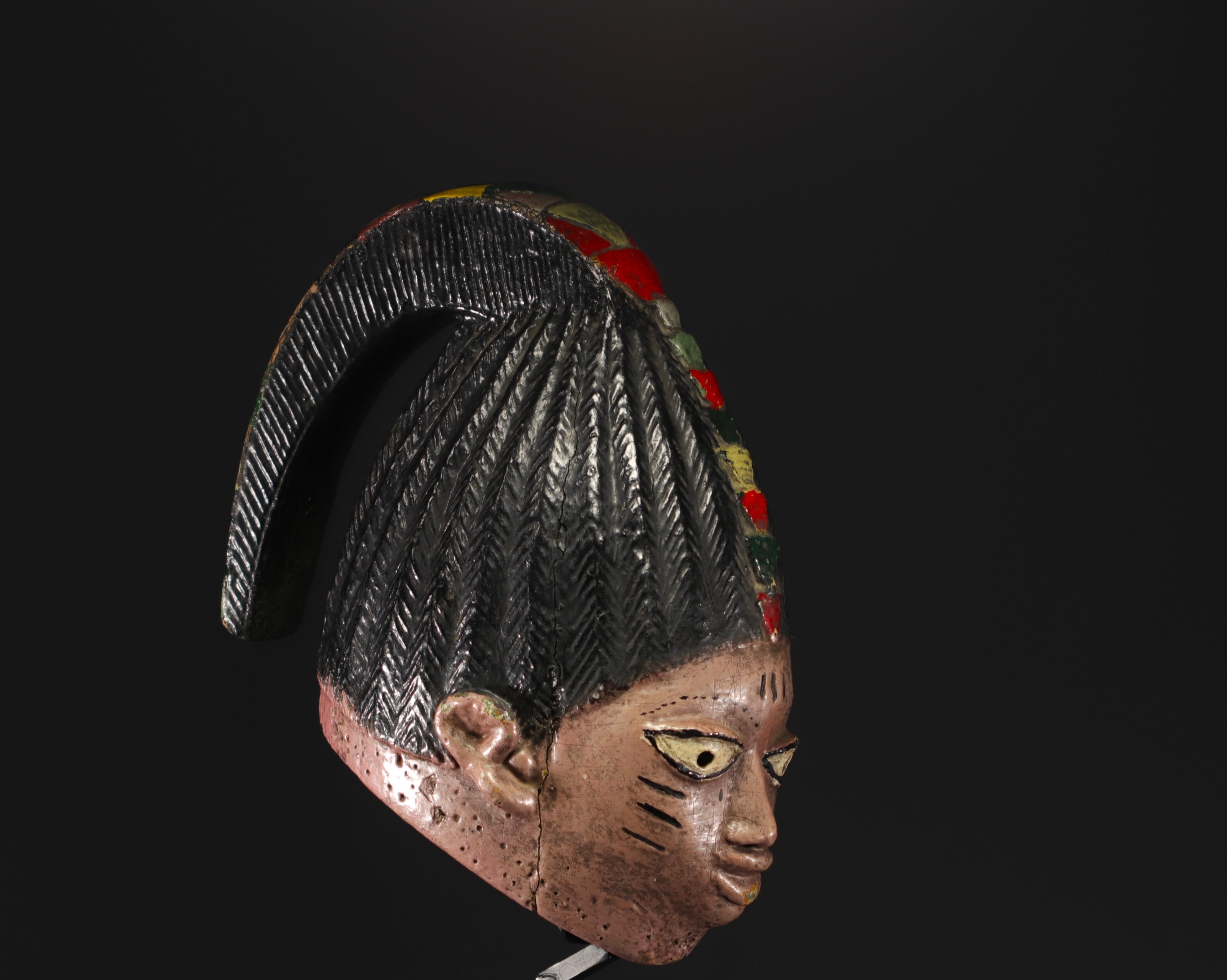 Gelede Mask - Yoruba - Nigeria - Image 3 of 5