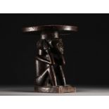 Anthropomorphic stool -Tchokwe - Rep.dem.Congo