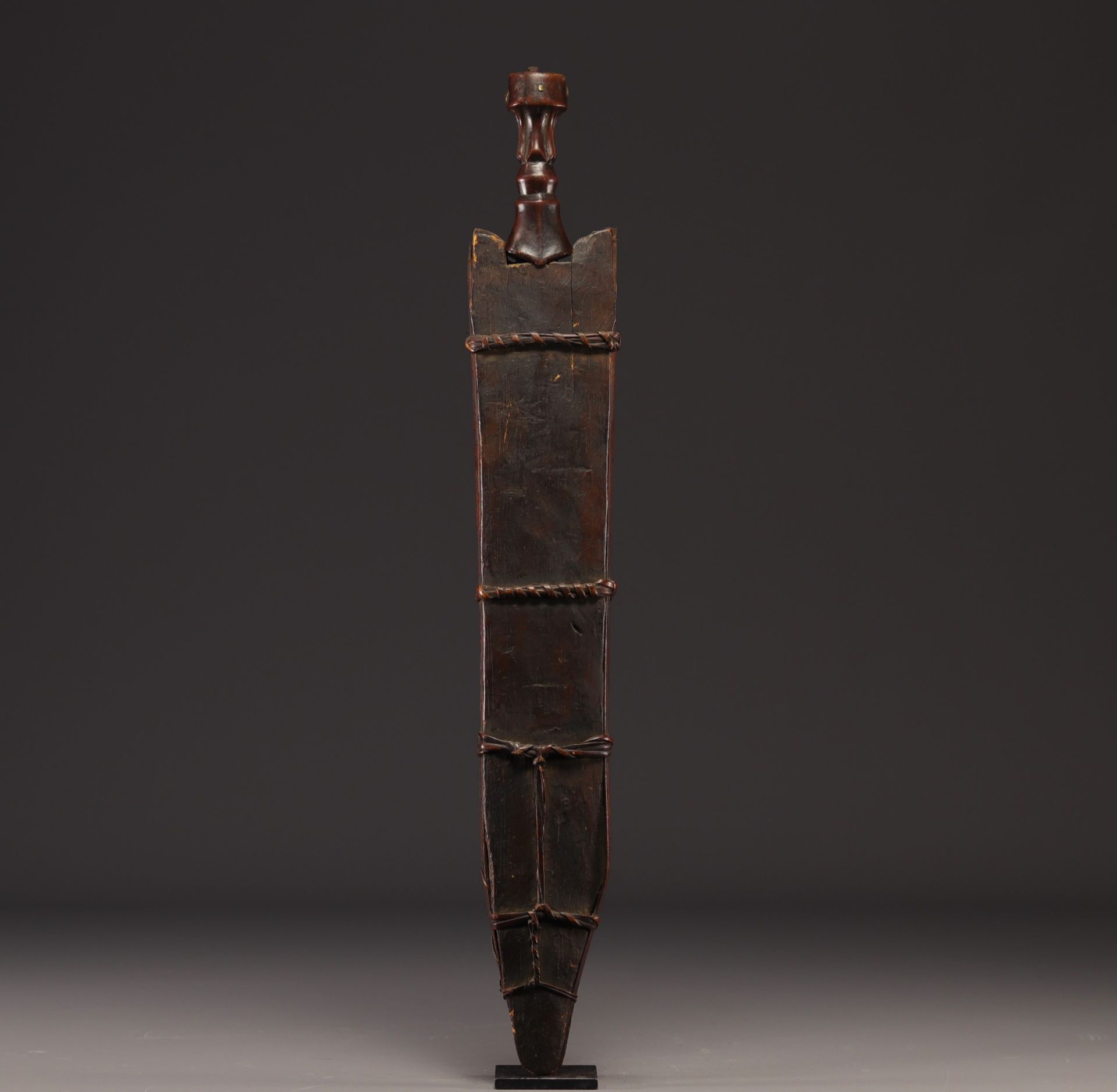 Salampasu Congo knife and sheath - Rep.Dem.Congo - Image 3 of 3