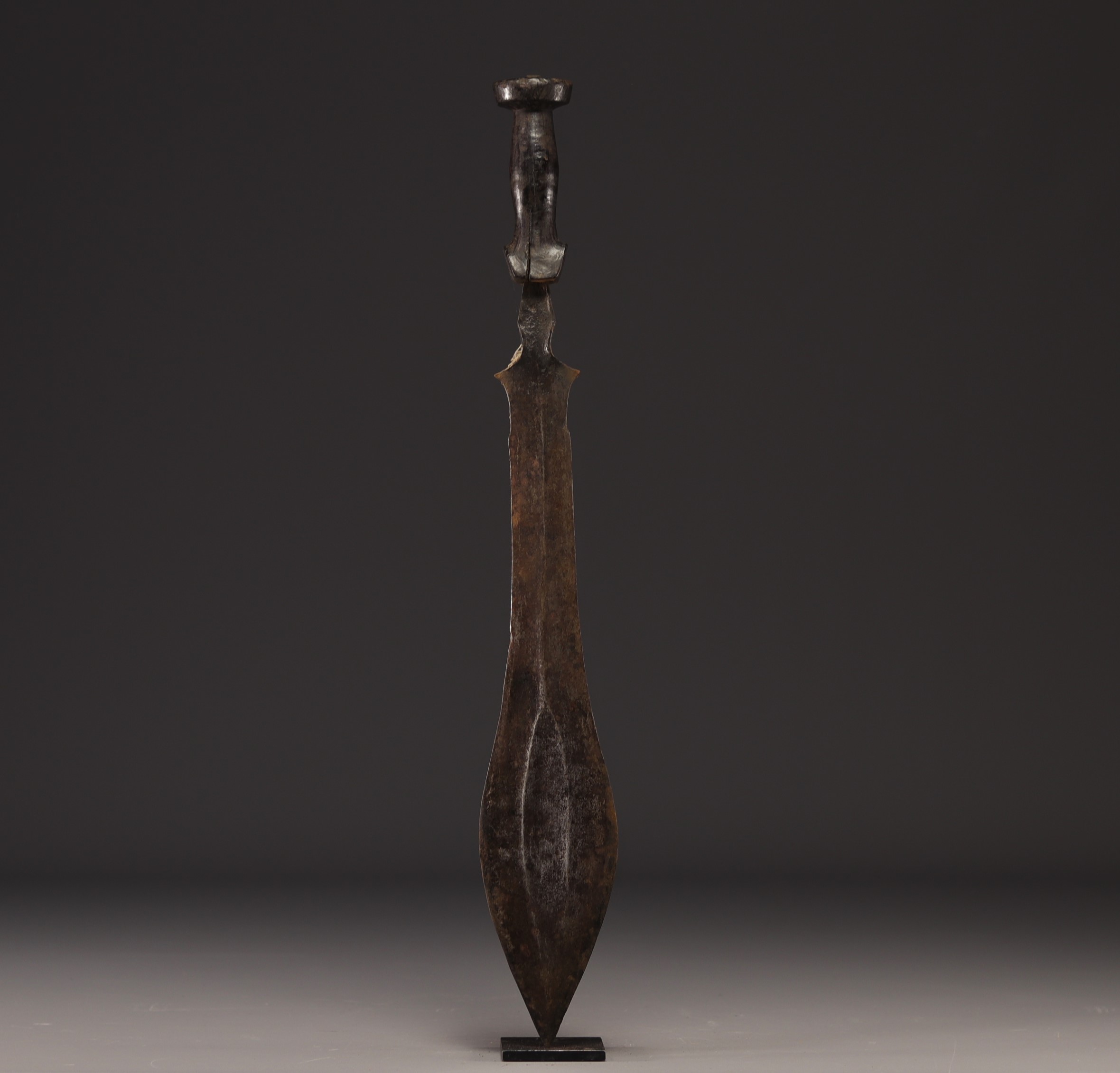Luba knife and sheath - Rep.Dem.Congo - Image 3 of 3