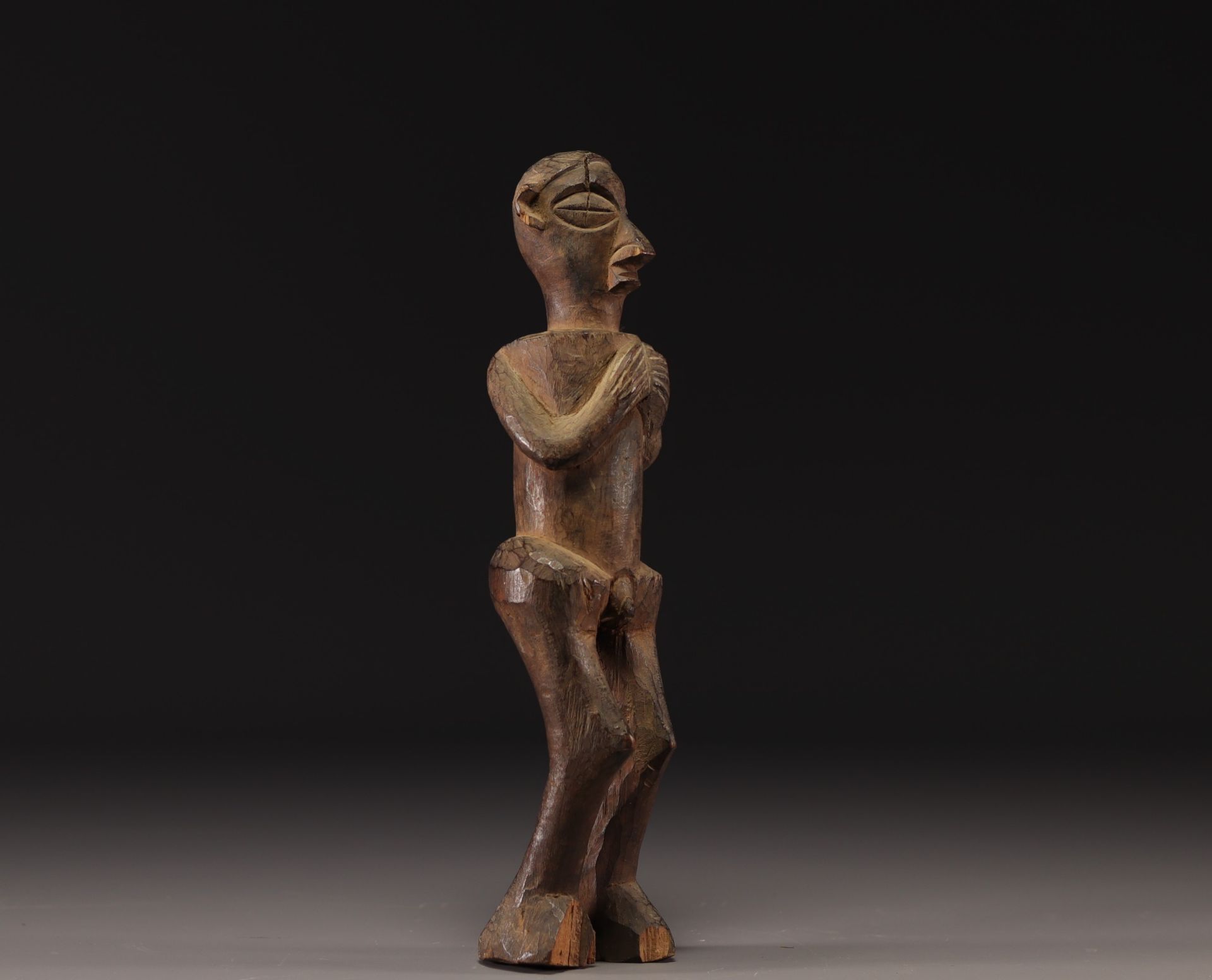 Yaka figure/statue - Rep. Dem.Congo - Image 3 of 4