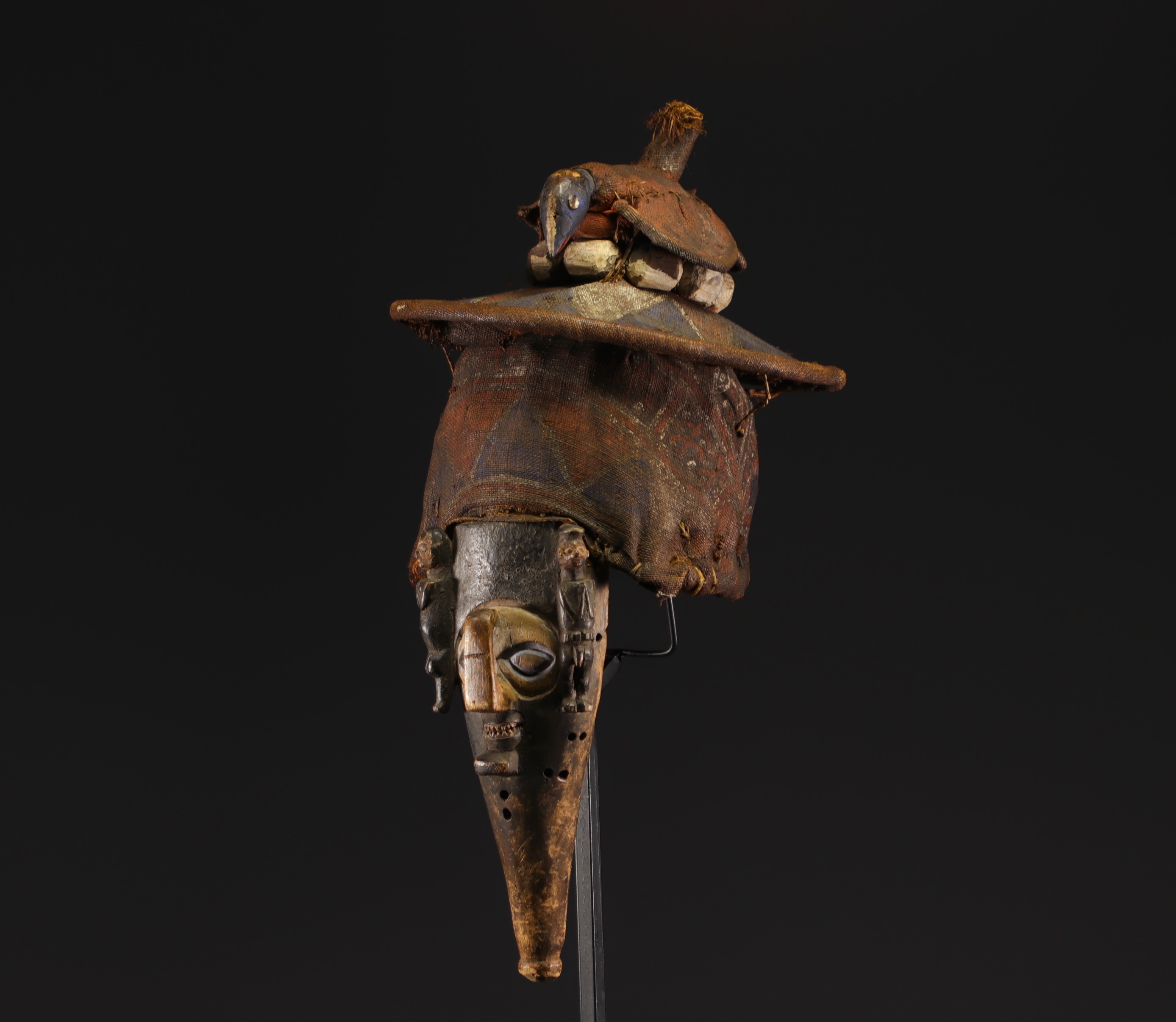 Yaka mask - Rep.Dem.Congo ca 1930 - Image 4 of 7