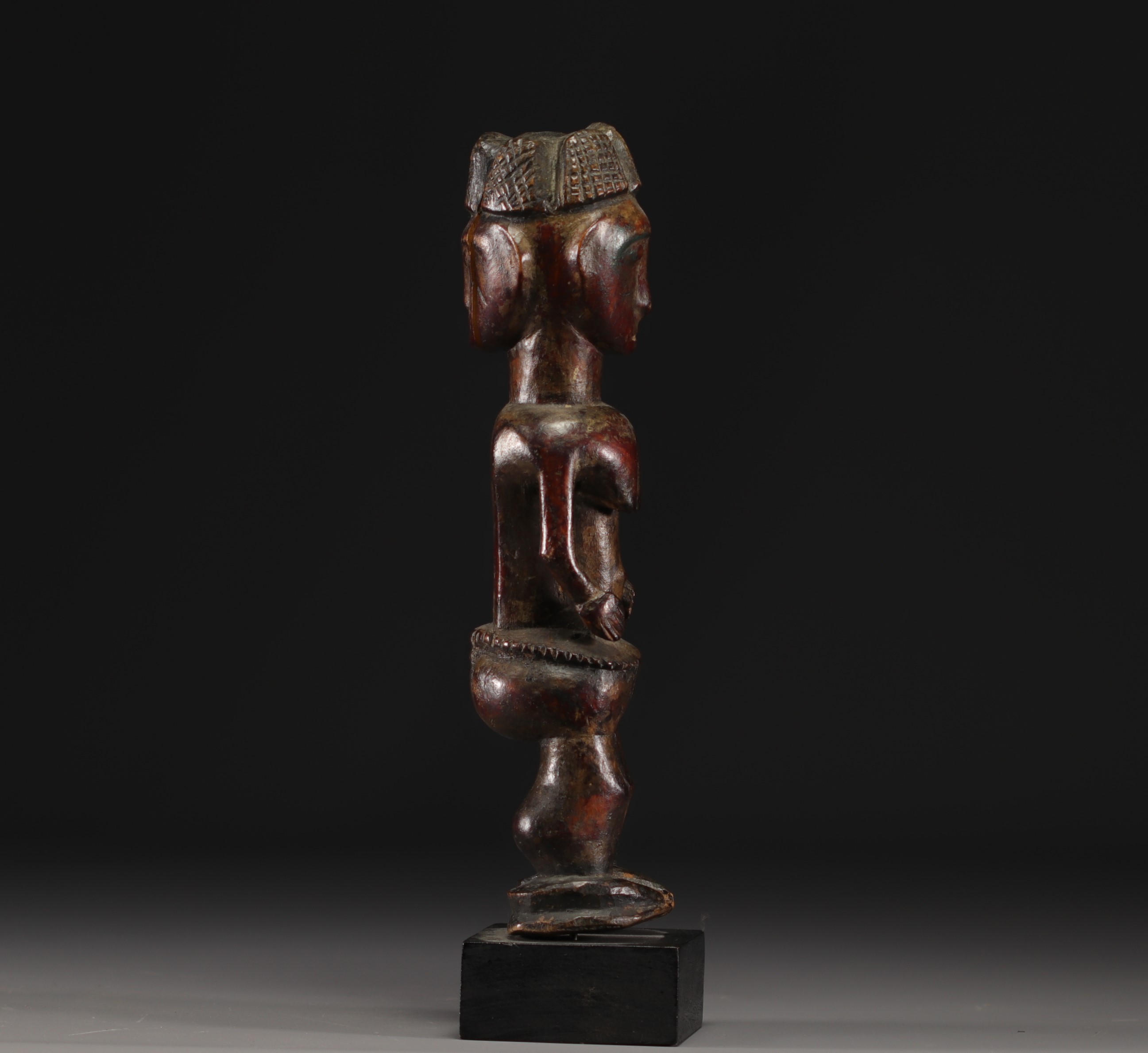 Janus figure - Baule (lagoon region) - Ivory Coast - Image 5 of 6