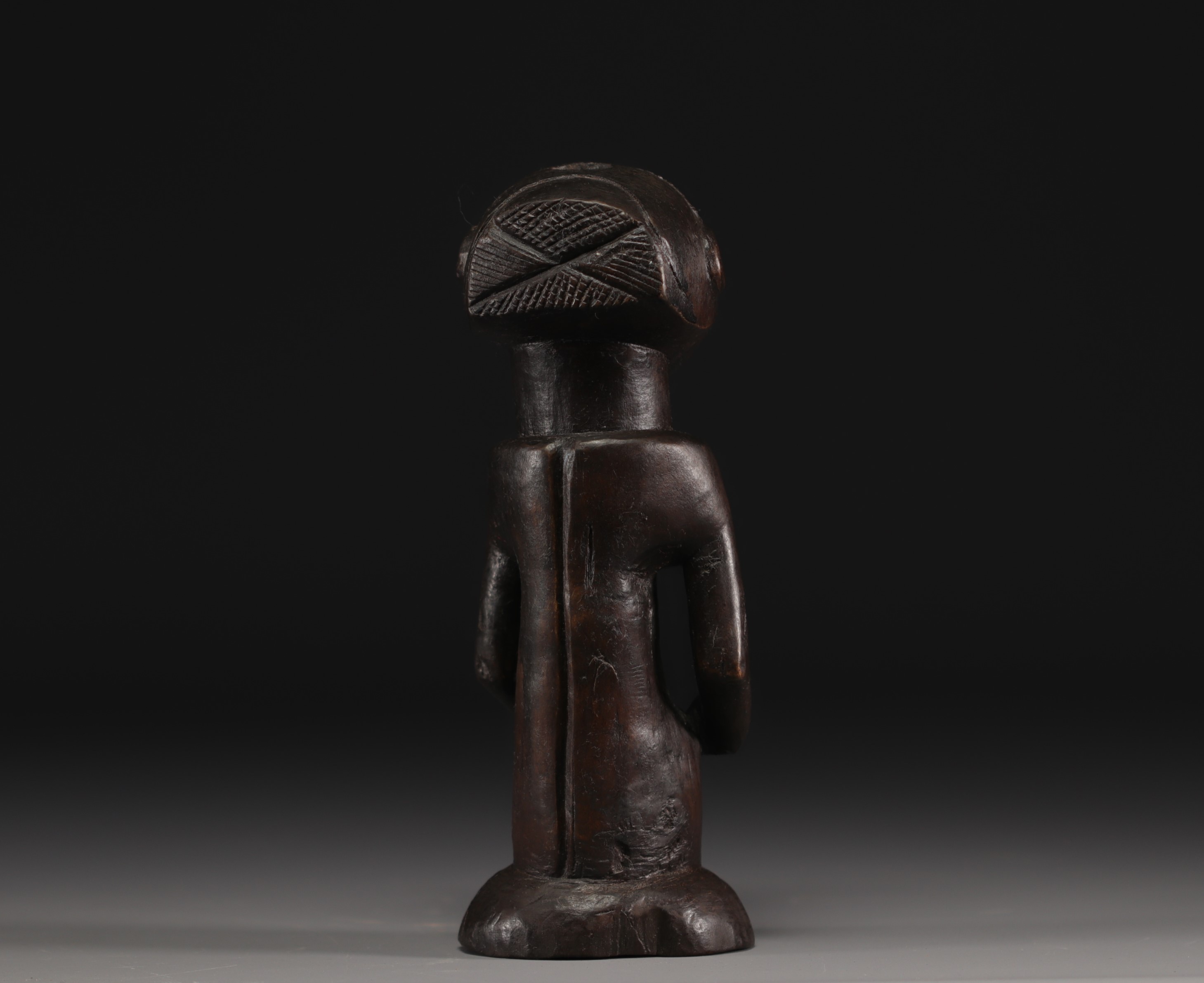 Unusual Luba figure with deep black patina-  bust - Dem.Rep. Congo - Image 3 of 5