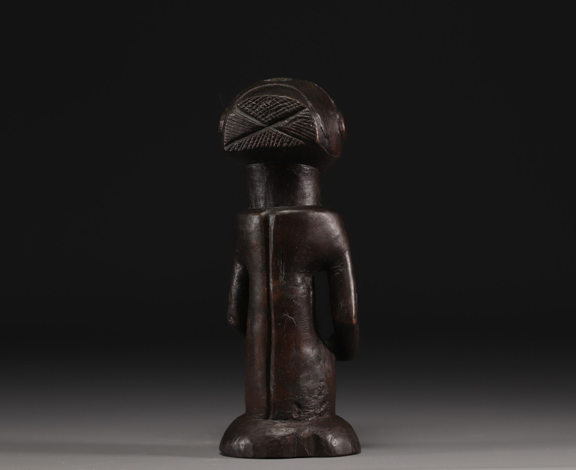 Unusual Luba figure with deep black patina-  bust - Dem.Rep. Congo - Bild 3 aus 5
