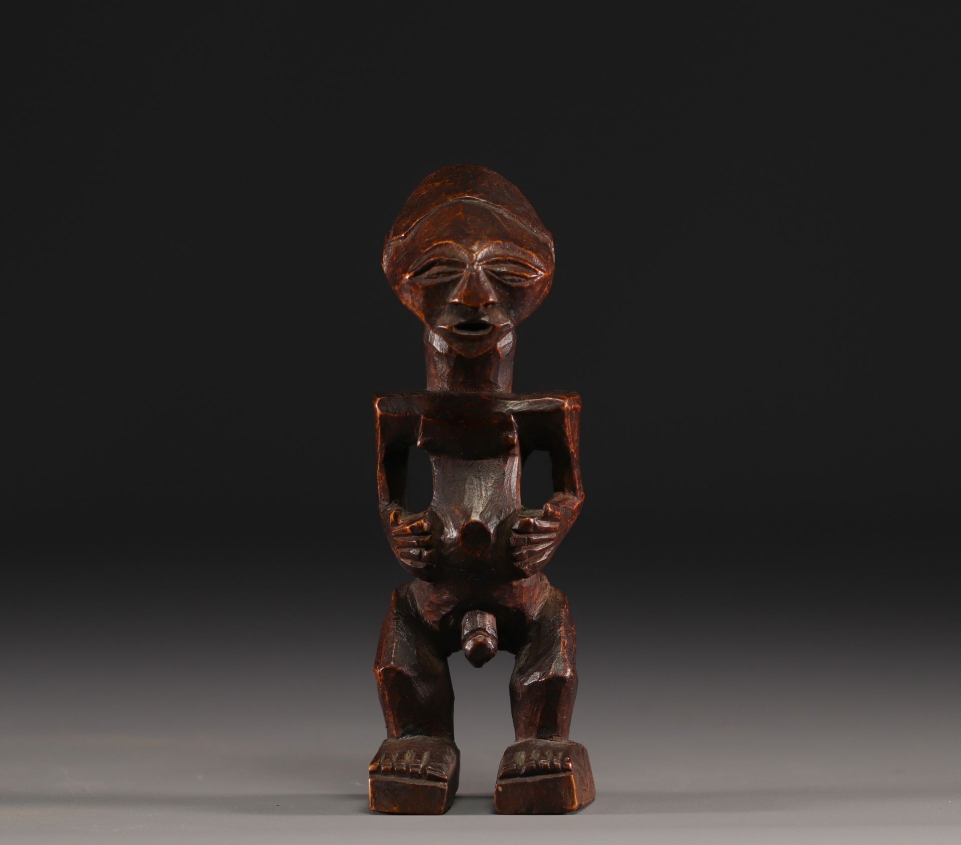 Songye figure - Dem.Rep.Congo - Image 4 of 5