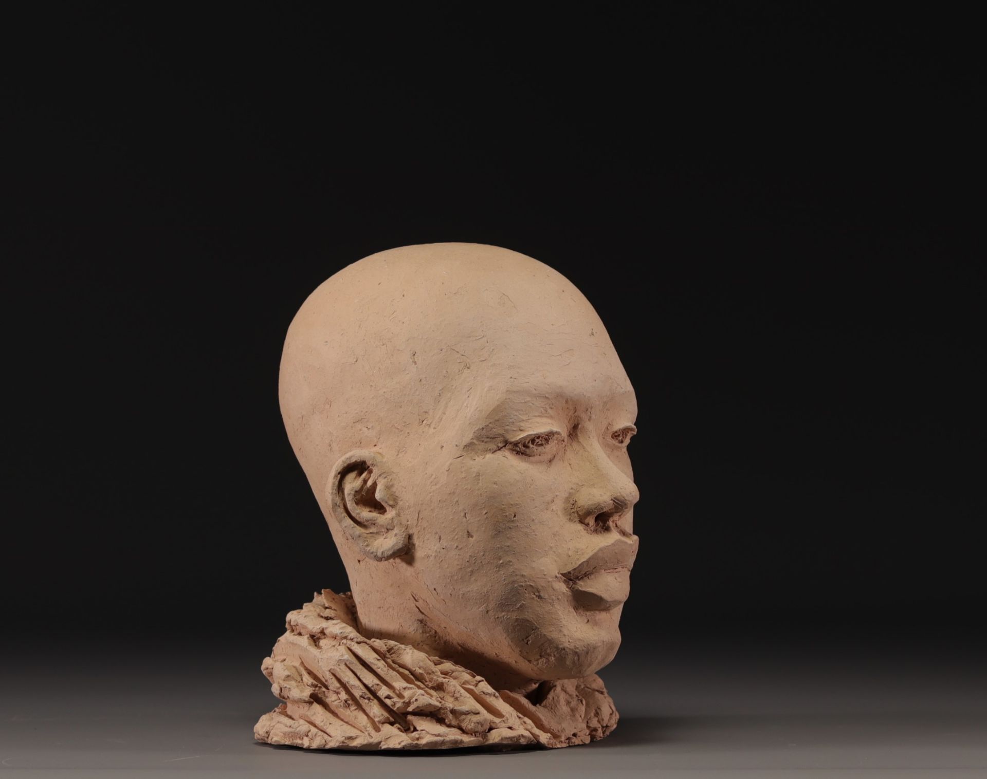 Terracotta - African Portrait - Monogrammed - Bild 2 aus 4