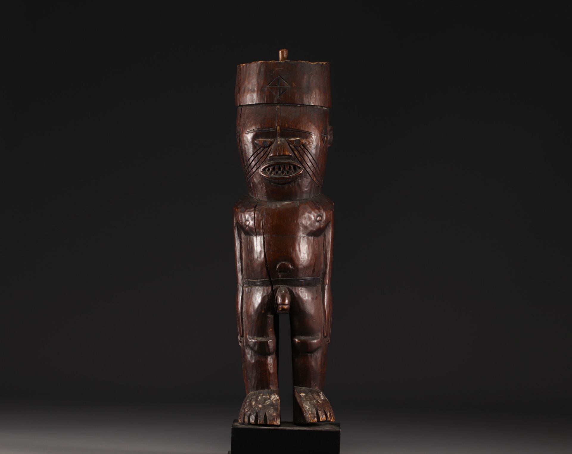 Kuyu figure / statue - Congo Brazzaville - Image 3 of 7