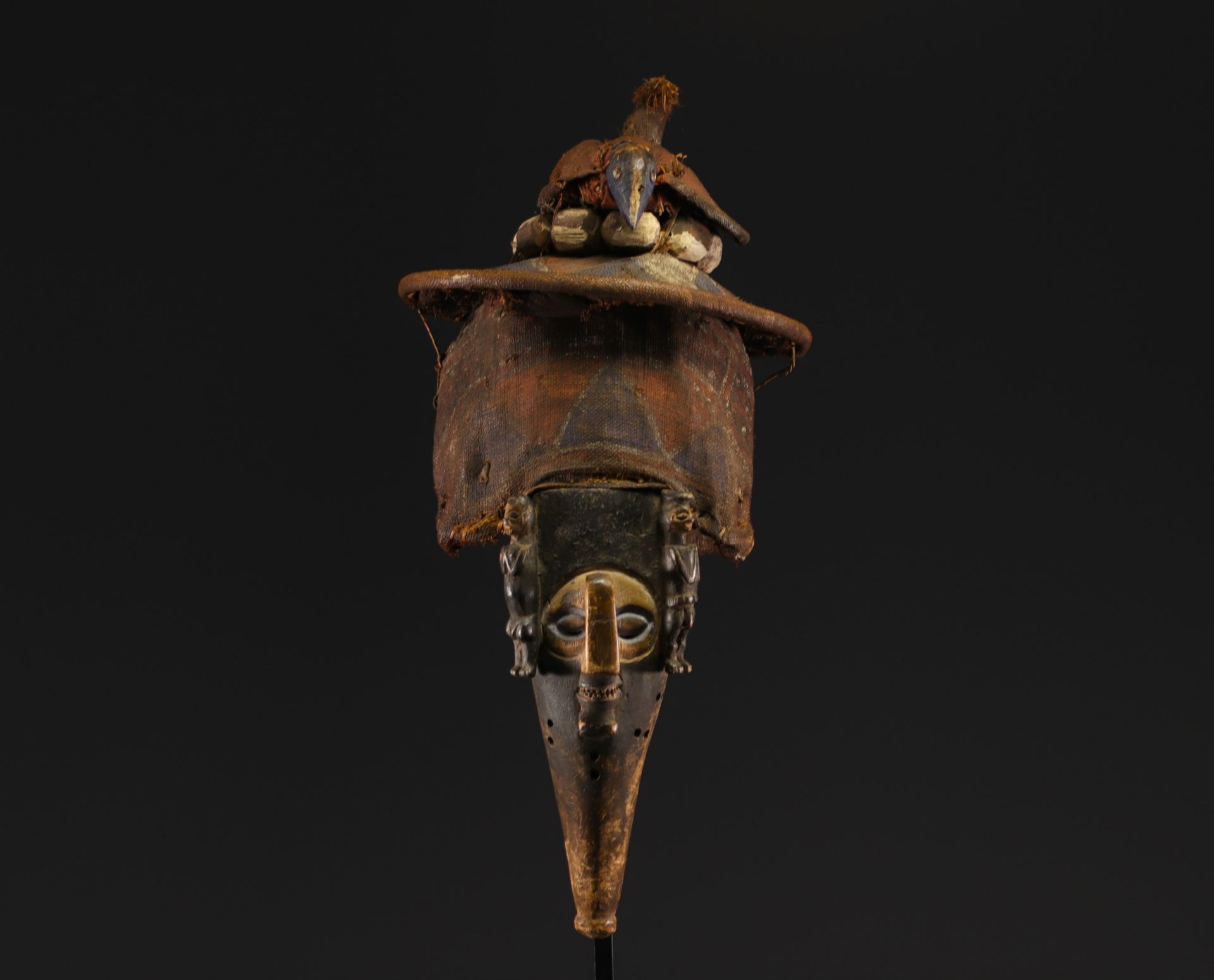 Yaka mask - Rep.Dem.Congo ca 1930 - Bild 5 aus 7