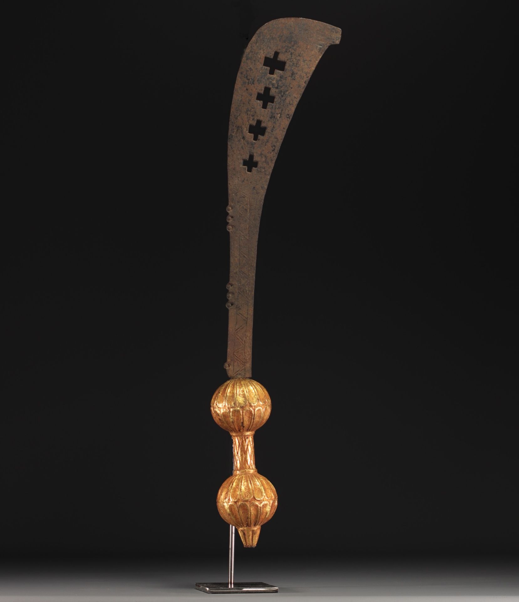 Ancient Ashanti prestige sword - Ivory Coast - Image 3 of 4