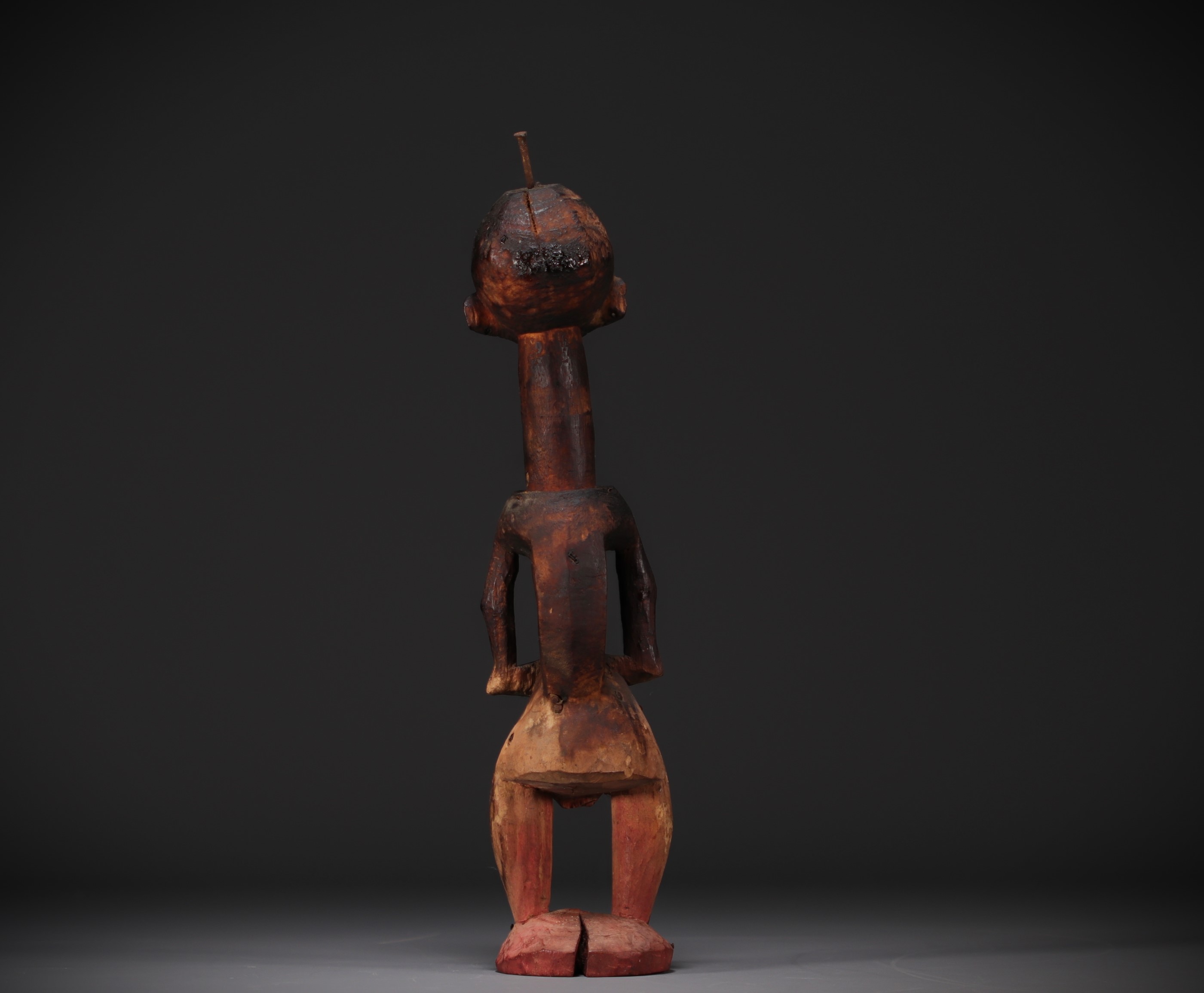 Large Lulua statue - Bakwa-Luntu - collected around 1900 - Rep.Dem.Congo - Image 6 of 8