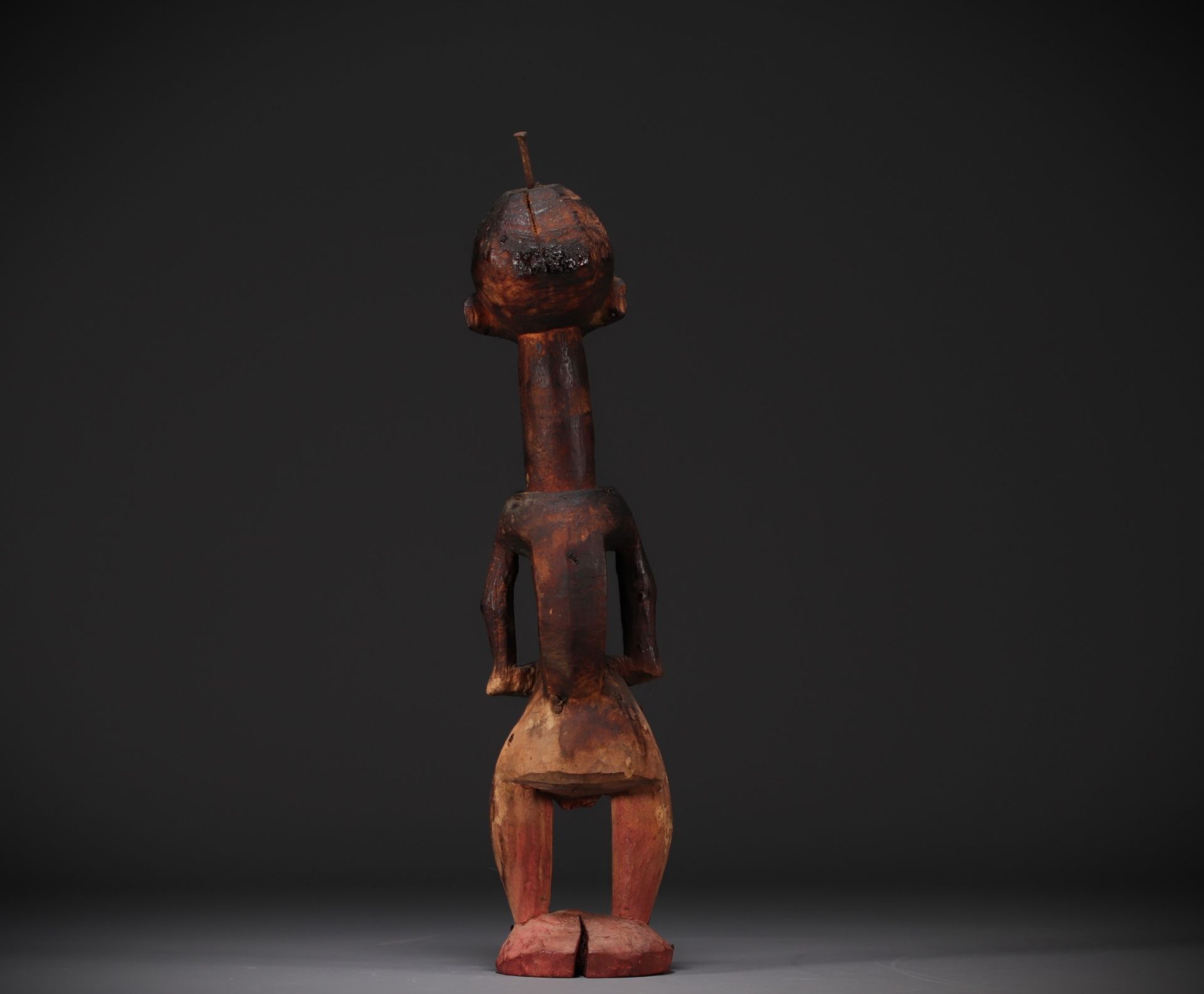 Large Lulua statue - Bakwa-Luntu - collected around 1900 - Rep.Dem.Congo - Image 6 of 8