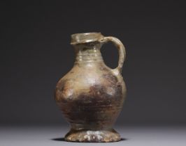 Raeren - Small vase in glazed stoneware, 16th century.