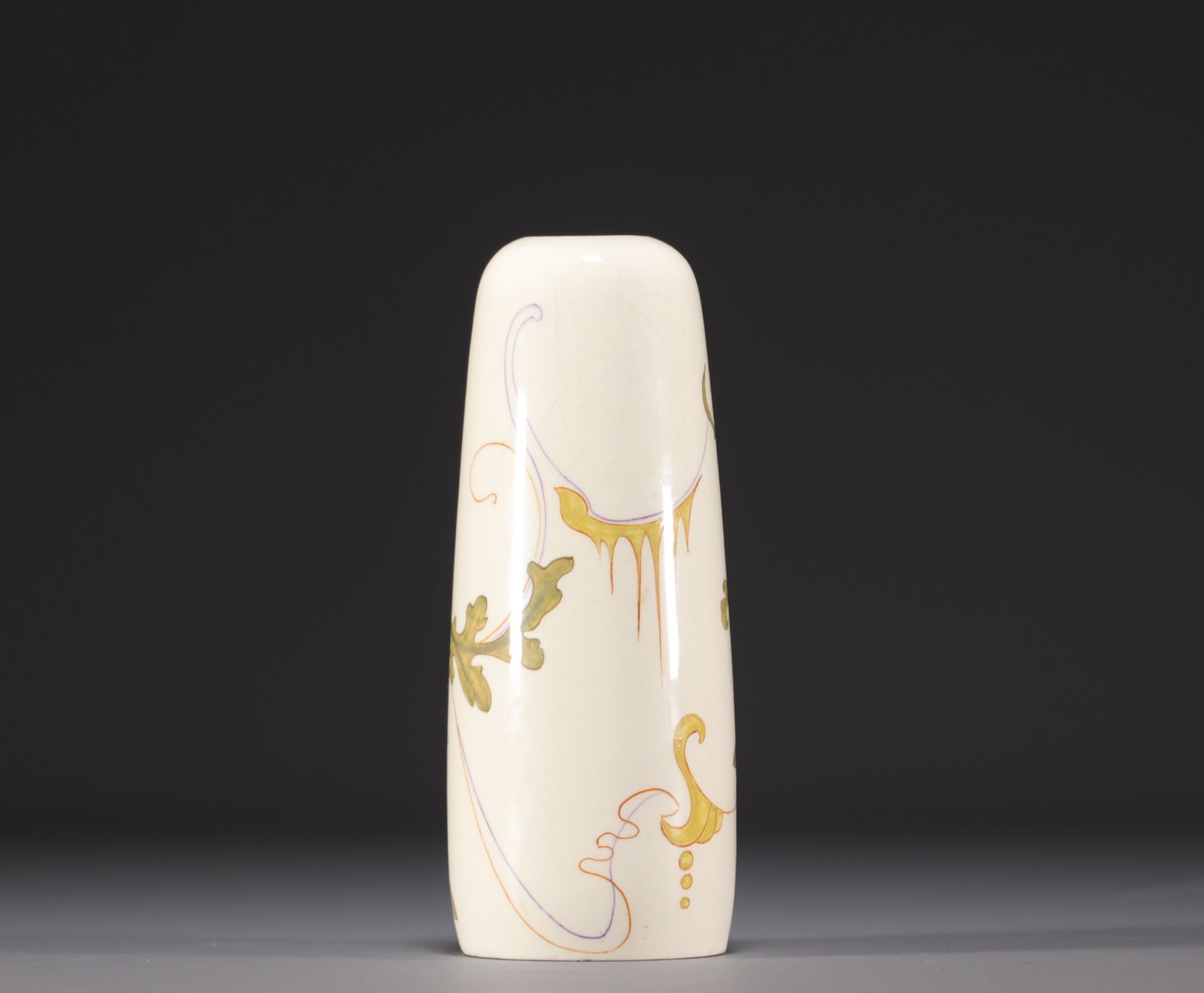 Vase en faience de Gouda, South Holland, vers 1900-1910. - Bild 3 aus 6