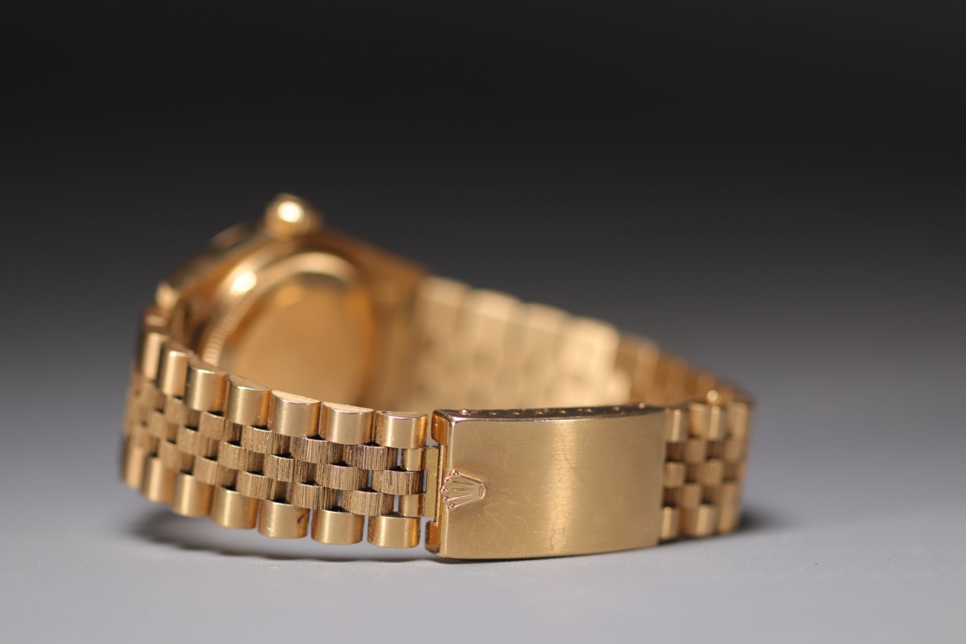 Rolex Oyster Perpetual Datejust (16078) in 18k yellow gold, "Jubilee" bracelet, Full Set, year 1980. - Image 4 of 4